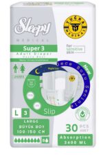 Belbantlı Yetişkin Hasta Bezi Unısex Süper 3 Gece Bezi | Large (L) 30 Adet 1 PAKET - Görsel 3