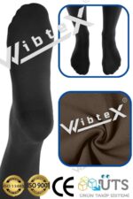 Diz Altı Variss Çorabı Orta Basınç Burnu Kapalı (SİYAH RENK) (ÇİFT BACAK) - Görsel 4