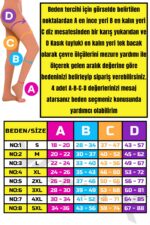 Külotlu Variss Çorabı Burnu Açık (TEN RENGİ) Orta Basınç Ccl2(ÇİFT BACAK) - Görsel 3