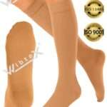 Diz Altı Variss Çorabı Orta Basınç Burnu Kapalı (TEN RENGİ) (ÇİFT BACAK)