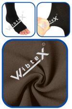 Diz Altı Variss Çorabı Orta Basınç Burnu Açık (SİYAH RENK) (ÇİFT BACAK) - Görsel 5