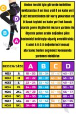 Külotlu Variss Çorabı Orta Basınç Burnu Kapalı (SİYAH RENK) (ÇİFT BACAK) - Görsel 3