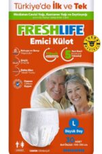 Freshlife Yetişkin Külotlu Hasta Bezi Emici Külot L (BÜYÜK BOY) 30 Adet