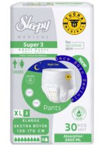 Yetişkin Unısex Süper 3 Emici Gece Külodu | XLarge (XL) 30 Adet