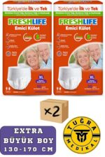 Freshlife Yetişkin Külotlu Hasta Bezi Emici Külot Xl (EXTRA BÜYÜK BOY) 60 Adet 2 Paket - Görsel 2