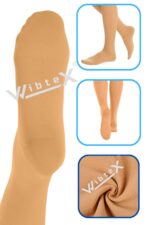 Külotlu Çorabı Burnu Kapalı (ten Rengi) Orta Basınç Ccl2(çift Bacak) - Görsel 4