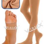 Diz Üstü Çorabı Burnu Açık (ten Rengi) Orta Basınç Ccl2(çift Bacak)