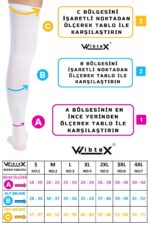 Ameliyat Çorabı Diz Üstü Anti-emboli (1 ÇİFT) - Görsel 3