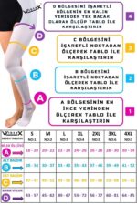 Ameliyat Çorabı Belden Kemerli Anti-emboli (beyaz Renk)(çift Bacak) - Görsel 3