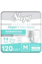 Sensitive Antibakteriyel Emici Külot Medium 30x4 120 Adet