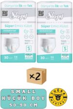 Külotlu Yetişkin Hasta Bezi Small Beden 60 Adet (2 Paket) - Görsel 2