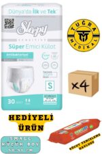 Külotlu Yetişkin Hasta Bezi Small Beden 120 Adet (4 Paket) - Görsel 4
