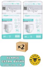 Külotlu Yetişkin Hasta Bezi XLarge Beden 60 Adet (2 Paket) - Görsel 2