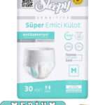 Külotlu Yetişkin Hasta Bezi Medium Beden 60 Adet (2Paket)