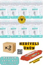 Külotlu Yetişkin Hasta Bezi Medium Beden 240 Adet (8Paket) (HEDİYELİ) - Görsel 3