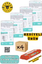 Külotlu Yetişkin Hasta Bezi XLarge Beden 120 Adet (4Paket) (HEDİYELİ) - Görsel 2