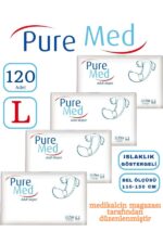 Hasta Bezi Puremed Belbantlı (L) 120 Adet 4 Paket - Görsel 2