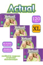 Hasta Bezi Actuel Belbantlı 120 Adet (XL) Beden 4 Paket - Görsel 2