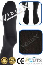 Külotlu Çorabı Burnu Kapalı (siyah Renk) Orta Basınç Ccl2(çift Bacak) - Görsel 4