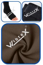 Diz Üstü Çorabı Burnu Açık (siyah Renk) Orta Basınç Ccl2(çift Bacak) - Görsel 4